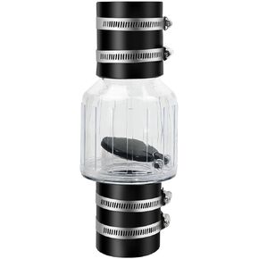 Silent Check Valve, 2-Inch Sump Pump Check Valve, Spring-loaded baffle prevents sewage backflow and silences, Sump Pump Life Expectancy Increase in Kuwait