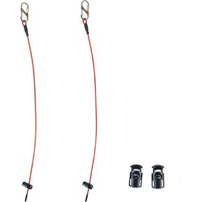 Pickleball Ball Stringer Cable Chord, Accessories for Pickleball Storage, 5 Official Balls fit on one Cable, Set of 2