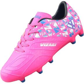 Vizari Pismo Junior Firm Ground Youth Soccer Cleats for Boys & Girls | Perfect Synthetic Boys Football Cleats with TPU Outsole | Water Resistant & Durable Sports Shoes