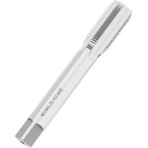 Metric Machine Tap M14 x 1.25, HSS 6542 Screw Tap H2, 4 Straight Flutes Thread Hole Repair Tools, Screw Milling Threading Machinist Repair(M14 x 1.25mm)