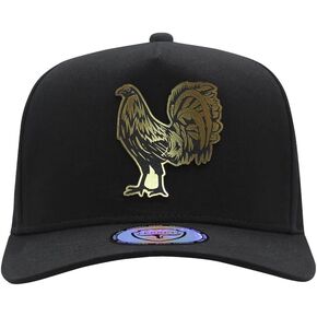 Ferreti Culiacan El Gallo Black Baseball Cap - Men's Baseball Caps, Mens Caps Adjustable, Black Hats for Men and Women, Men Hats and Caps, Black Snapback Hat - Adjustable Hat