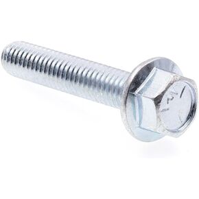 Prime-Line 9091235 Serrated Flange Bolts, 3/8 In.-16 X 2 In., Zinc Plated Case Hardened (25 Pack)