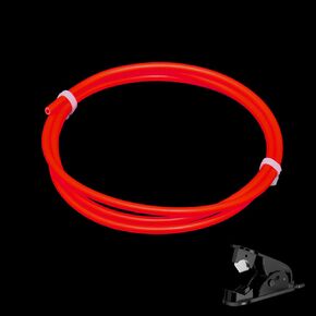 3M Red PTFE Tube,3D Printer Teflon Bowden Tubing ID1.9mm OD4mm for 1.75mm Filament for Ender 3 /V2/Pro/CR-10/ MK3/ MK3S/ Mega Series Hotend Bowden Extruder.（PTFE Red）