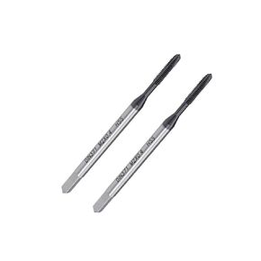 Spiral Point Threading Tap M5 x 0.8mm, for Through-Hole Threads, H2 High Speed Steel, TICN Coated Finish, Round Shank with Square End, Metric Drill Thread Screw Taps Tapping Bit 2pcs