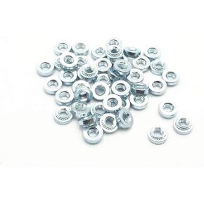 XJSXZC M3 Zinc Plated Self Clinching Rivet Nut Fastener 50pcs for 1mm Thin Plates
