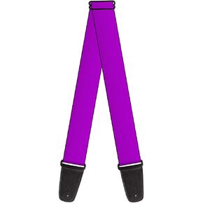 Buckle-Down GS-W31416 Guitar Strap - Neon Purple, 2" Wide & 29-54" Length
