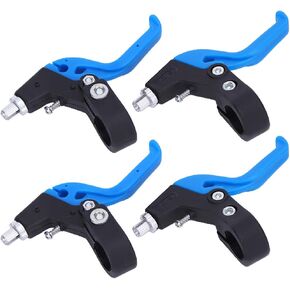 Alomejor Bike Brake Lever Children Brake Lever Handlebar Ergonomic Adjutable Handle 22.2mm/0.9in Handlebar Diameter(Black Blue)