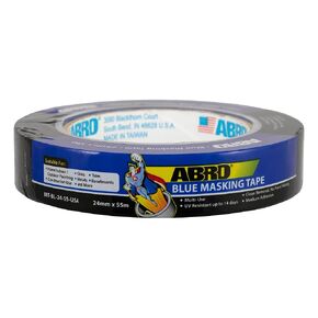 ABRO Masking Tape PRO, 48mm x 55M, All Purpose Natural Masking Tape for Temporary Labeling and Marking, Easy Tear, Clean Removal, Painters Tape for DIY and Professional Uses - Natural