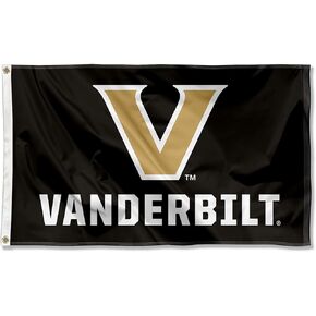 Vanderbilt Commodores Wordmark Large Grommet Banner Flag