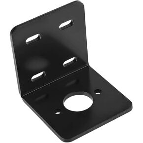12V/24V DC Motor Mounting Bracket, DC Motor Holder High Hardness L-Shape Fixed Seat Bracket Support Fixed Base for Micro 775 Motor Series