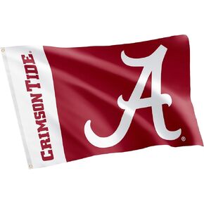 Desert Cactus The University of Alabama Flag Crimson Tide Bama UA Flag Banners 100% Polyester Indoor Outdoor 3x5 feet Flags (Team Name)