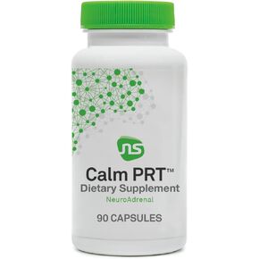 NeuroScience Calm PRT - Rhodiola Rosea Adrenal Health Supplement to Support Sleep, Mood, Regulate Stress + Help Reduce Anxiousness - Sleep Supplement with Glycine, Taurine, Cortisol (90 Capsules)