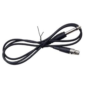 3.3Feet 1/4" TS Male Plug to Mini XLR-Female 3-Pin Cable Connector, Straight Connectors