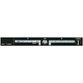 Shinwa Sokutei 10657 Curb Scale, Same Thickness, Square 1 Shaku, Masterpiece, Red Numerals, Silver