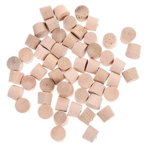 50pcs Screw Hole Plugs Carpenter Bee Hole Plugs Wood Plugs for Screw Holes Wood Plugs Screw Holes Pocket Hole Plugs Carpenter Bee Plugs Hole Stopper Plug Decorate Beehive Wooden
