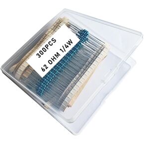 62 1/4W, 62R1/4W, 62 ohm, 62 R 1/4W, 62Ωresistor, 62 ohm resistor, 62 ohm Metal resistor, 62 R Metal Film resistors 1/4w(0.25w) 1% tolerance 0.01 MF Metal Film Fixed Resistor 300 pcs