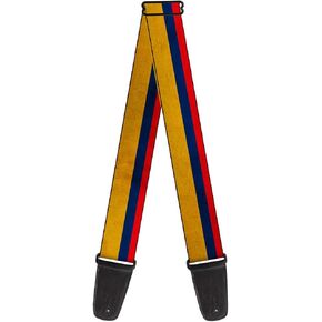 Buckle-Down Guitar Strap Colombia Flag Distressed 2 Inches Wide (GS-W35551)