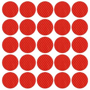 PATIKIL Reflective Stickers, 30 Pcs Safety High Visibility Reflective Sticker Waterproof Driveway Reflectors for Bicycle, Motorcycle, Blue (Round)