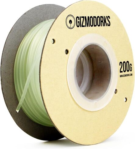 Gizmo Dorks ABS Filament for 3D Printers 1.75mm 200g, Glow in The Dark in Saudi Arabia