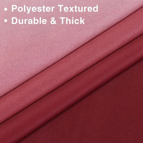 CAROMIO 24x24 ستائر نافذة الحمام ستارة قصيرة الطبقة للمطبخ الحمام أومبير ستائر التعتيم للمقهى، أحمر، لوحتان in Kuwait