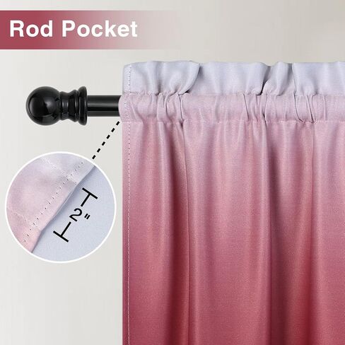 CAROMIO 24x24 ستائر نافذة الحمام ستارة قصيرة الطبقة للمطبخ الحمام أومبير ستائر التعتيم للمقهى، أحمر، لوحتان in Kuwait