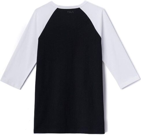 قمصان جيرسيه بيسبول بأكمام 3/4 للأطفال من TSLA، تي شيرتات قطنية ديناميكية كاجوال، قمصان راجلان بأكمام ربع in Kuwait