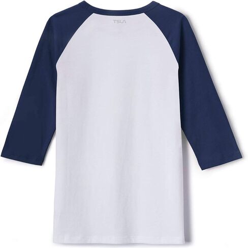 TSLA Kid's 3/4 Sleeve Baseball Jersey Shirts, Casual Dynamic Cotton T-Shirts, Quarter Sleeve Raglan Tops in Saudi Arabia