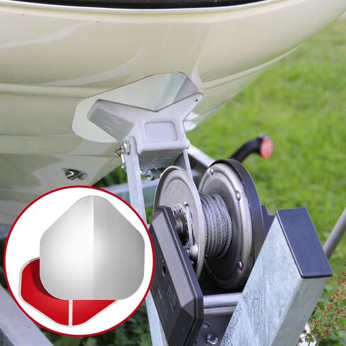 Dunzy 1 Pcs Stainless Steel Square Bow Guards That Need to Be Bend in Advance to Fit The Hull for Protection Boat (Classic Bow Style) in Saudi Arabia