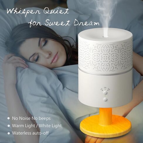 Earnest Living Essential Oil Diffuser Classic Lamp Diffuser 260ml Timers Night Lights and Auto Off Function Home Office Humidifier Aromatherapy Diffusers for Essential Oils in Saudi Arabia