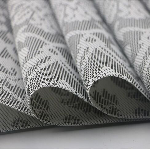 Luxury PVC Weave Placemats,Dining Table Mat Anti-Slip,Heat Insulation PlaceMat, Set of 4 (4, Multi Colors),30x45 cm in Saudi Arabia