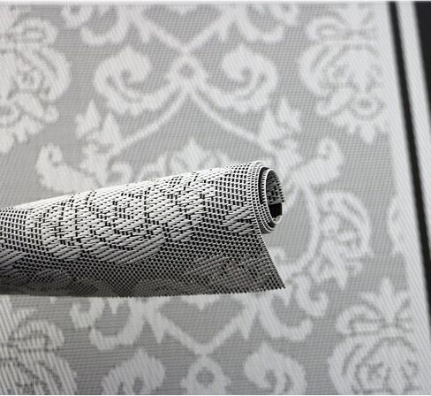 Luxury PVC Weave Placemats,Dining Table Mat Anti-Slip,Heat Insulation PlaceMat, Set of 4 (4, Multi Colors),30x45 cm in Saudi Arabia