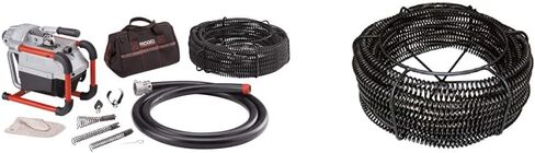RIDGID 66497 K-60SP-SE 120-Volt Compact Sectional Drain Cleaning Machine Kit with 7/8" x 75' Cable and Attachments in Kuwait