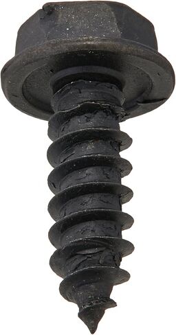 Small Parts 0808ABPWB Steel Sheet Metal Screw, Black Oxide Finish, Hex Washer Head, Phillips Drive, Type AB, #8-18 Thread Size, 1/2" Length (Pack of 100) in Saudi Arabia