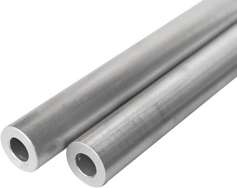 MetalSpacersOnline 6061 Round Aluminum Tube 1" OD x 1/2" ID 8" Long Seamless Straight Pipe Tubing for DIY (2 pack) in Saudi Arabia