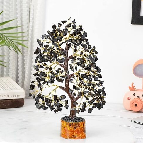 Crystal Tree for Home Decorations Crystals and Healing Stones Witchy Room Crystal Decor Tree Crystal Gifts Gem Tree Christmas Tree Stands for Real Tree (7 Chakra Tree) in Kuwait