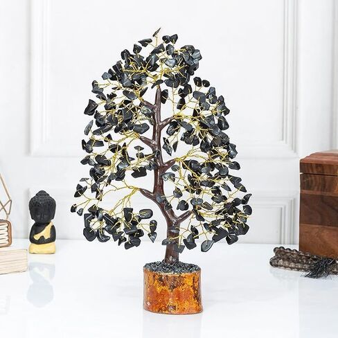 Crystal Tree for Home Decorations Crystals and Healing Stones Witchy Room Crystal Decor Tree Crystal Gifts Gem Tree Christmas Tree Stands for Real Tree (7 Chakra Tree) in Kuwait