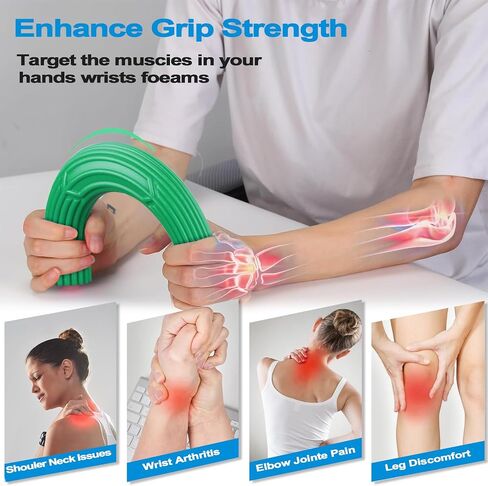 Flex Therapy Bar, Tennis Elbow Therapy Bar - Ideal for Relieve Tendonitis Pain & Improve Grip Strength, Fitness Resistance Bar for Golfers Elbow & Tendinitis, Twist Bar for Physical Therapy in Saudi Arabia