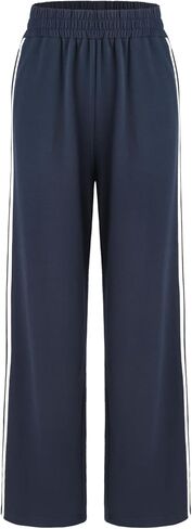 CIDER Elastic Waist Contrasting Trim Sweatpants in Kuwait