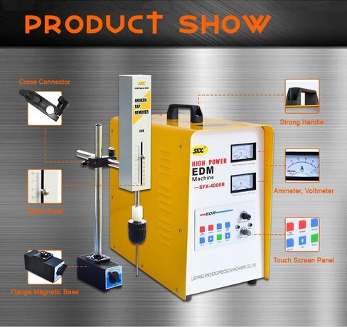 Portable EDM Broken Tap Remover 3000W 110V SFX-4000B Tap Burner Tap Removal Tool for M2-M48 Taps Auto Return Depth Setting in Saudi Arabia