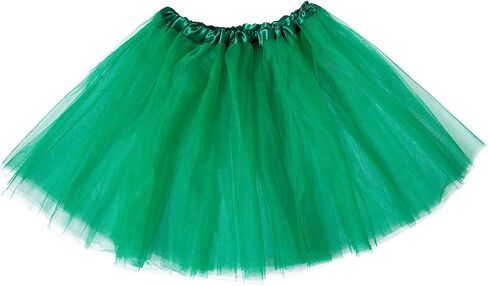 Tutus for Women and Big Girls, Green Tulle Skirts 80S Princess Dance Tutu for St.Patrick's Day/Halloween Party Favors in Saudi Arabia