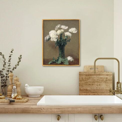 Colorful Farmhouse Painting Rustic Wildflower Prints Farmhouse Botanical Pictures Countryside Canvas Wall Art Farmhouse Wildflower Painting Nature Scenery Pictures Rustic Antique Wall Art 8x10in Framed in Saudi Arabia