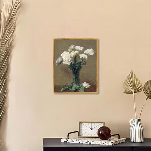 Colorful Farmhouse Painting Rustic Wildflower Prints Farmhouse Botanical Pictures Countryside Canvas Wall Art Farmhouse Wildflower Painting Nature Scenery Pictures Rustic Antique Wall Art 8x10in Framed in Saudi Arabia