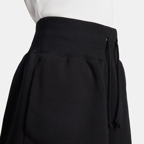 Nike Sportswear Phoenix Fleece Women's High-Waisted Loose Shorts (Black/Sail, FD1409-010) Size X-Small in Saudi Arabia