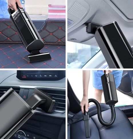 Vacuum Cleaner, Cordless Car Vacuum Cleaner, 9Kpa Powerful Suction Handheld Vacuums Cleaner, Fast Charging Portable Wet and Dry Vacuum Cleaner for Home Car Carpet Keyboard Cleaning in Saudi Arabia