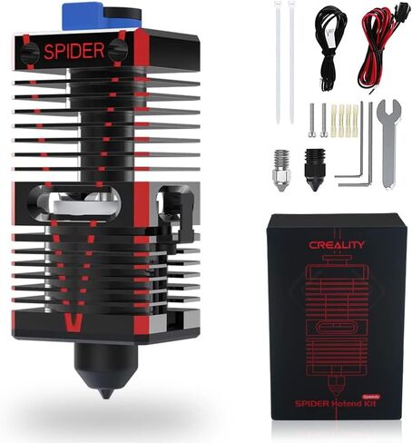 Creality Official 3D Printer Upgrade Spider Speedy Ceramic Hotend Kit,High Flow High Temperature Up to 300℃ Fit for Ender 3, Ender 3v2, Ender 3 pro, Ender 5/5 Pro/5 Plus and CR-10 Series 3D Printer in Saudi Arabia