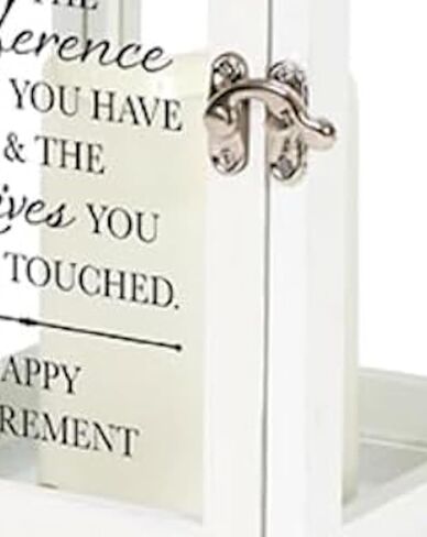 Carson "Retirement" Lantern - Happy Retirement Gift for Retirement - Retirement Gift for Loved One in Saudi Arabia