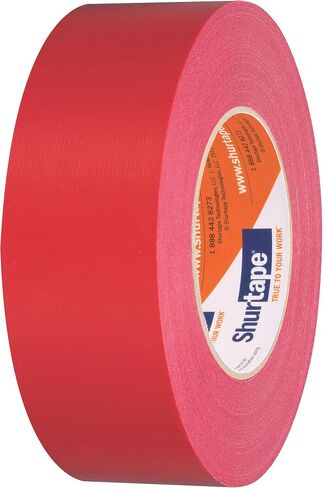 Shurtape PC 009 درجة المقاولين، شريط لاصق من القماش المبثوق، للتغليف والختم والإصلاح والعزل المائي وحمل الأغطية البلاستيكية، داخلي/خارجي، 48 مم × 55 متر، 9 مل، أسود، 1 لفة (152322) in Kuwait