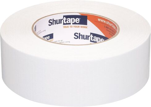 Shurtape PC 009 درجة المقاولين، شريط لاصق من القماش المبثوق، للتغليف والختم والإصلاح والعزل المائي وحمل الأغطية البلاستيكية، داخلي/خارجي، 48 مم × 55 متر، 9 مل، أسود، 1 لفة (152322) in Kuwait