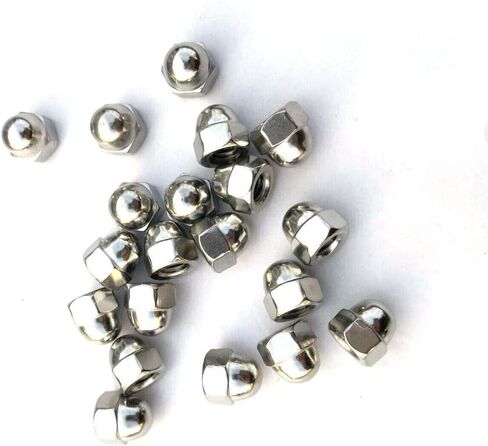 Jingyi 1/4-20 Hex Acorn Nuts 316 Stainless Steel Hexagon Decorative Cap Nut Acorn Dome Head Nuts for Screws Bolts (20) in Kuwait