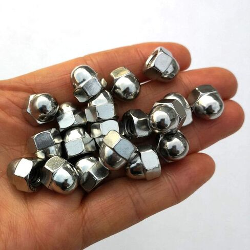 Jingyi 1/4-20 Hex Acorn Nuts 316 Stainless Steel Hexagon Decorative Cap Nut Acorn Dome Head Nuts for Screws Bolts (20) in Kuwait